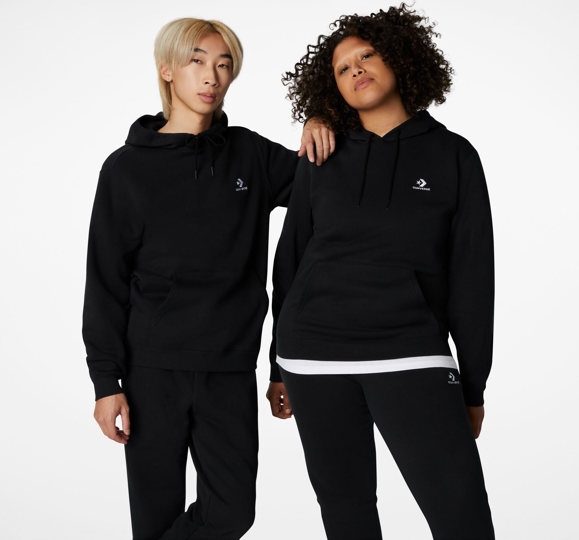 Converse Go-To Embroidered Star Chevron Standard Fit Hoodie