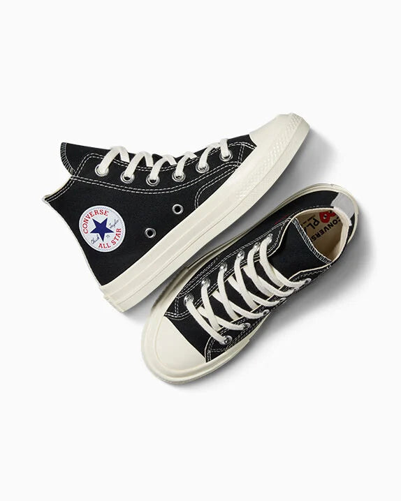 Converse X Comme des Garçons PLAY Chuck 70 OG Single Heart High Top