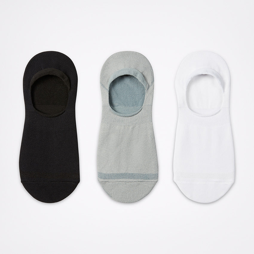 Men's Microfiber Nylon Ultra-low Liner 3-Pack Socks