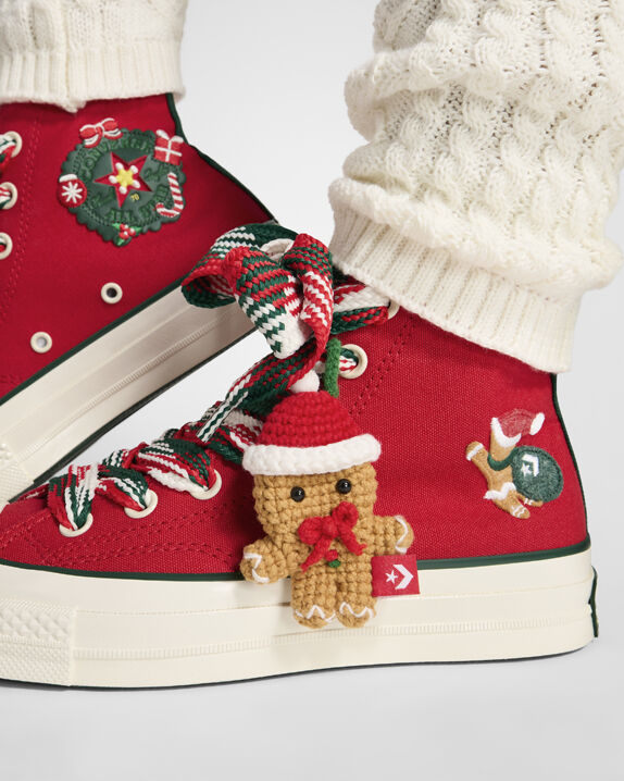 Chuck 70 X-Mas Gingerbread & Knit Sock High Top