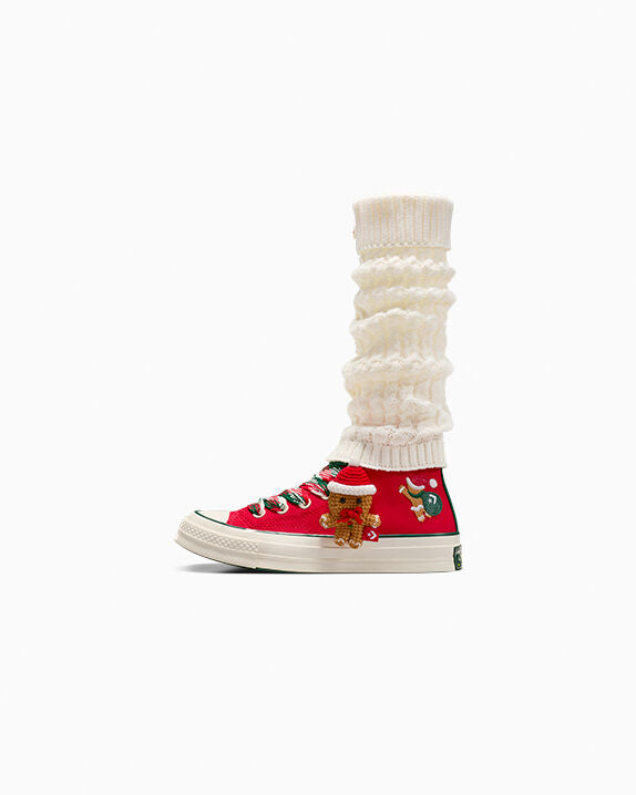 Chuck 70 X-Mas Gingerbread & Knit Sock High Top