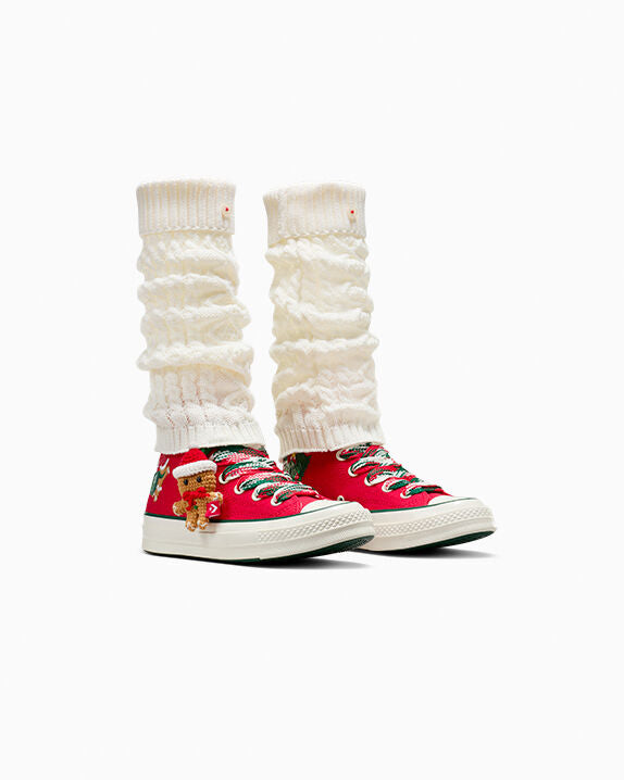 Chuck 70 X-Mas Gingerbread & Knit Sock High Top