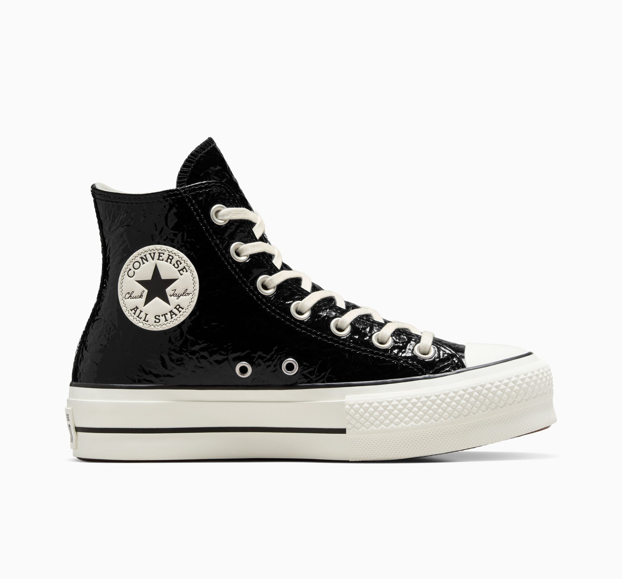 Chuck Taylor All Star Lift Platform Crinkled Leather High Top