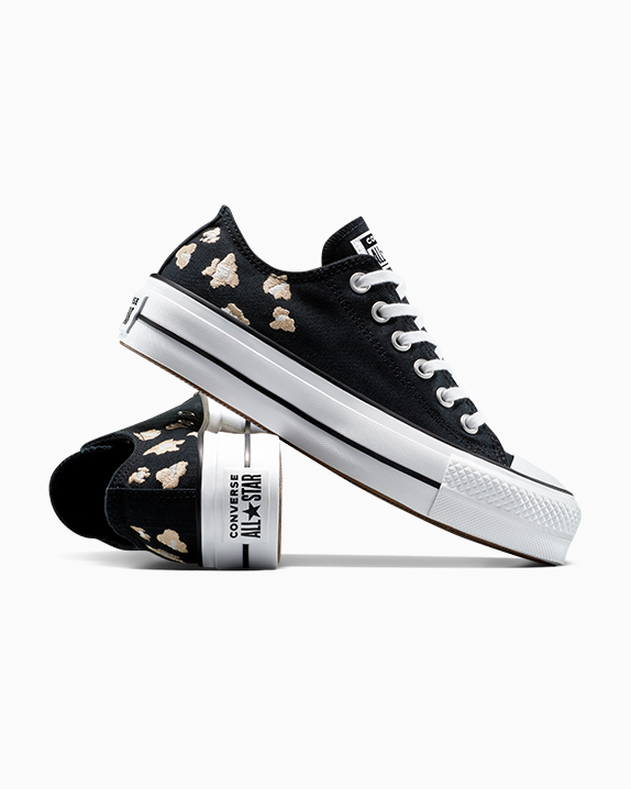 Chuck Taylor All Star Lift Platform Leopard Print Low Top