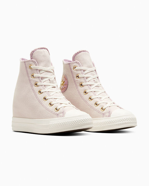 Chuck Taylor All Star Wedge Platform Gold High Top